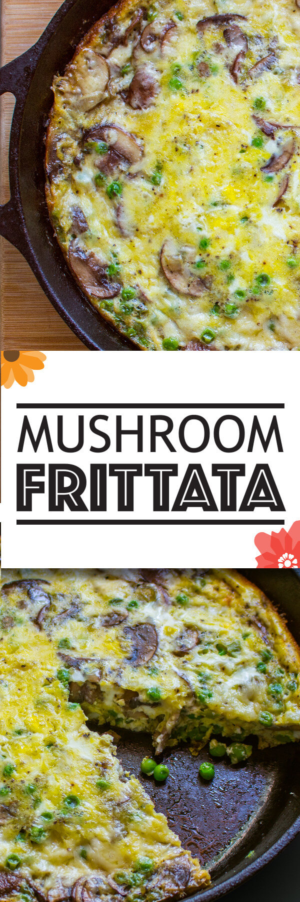 The best mushroom frittata you'll ever have.