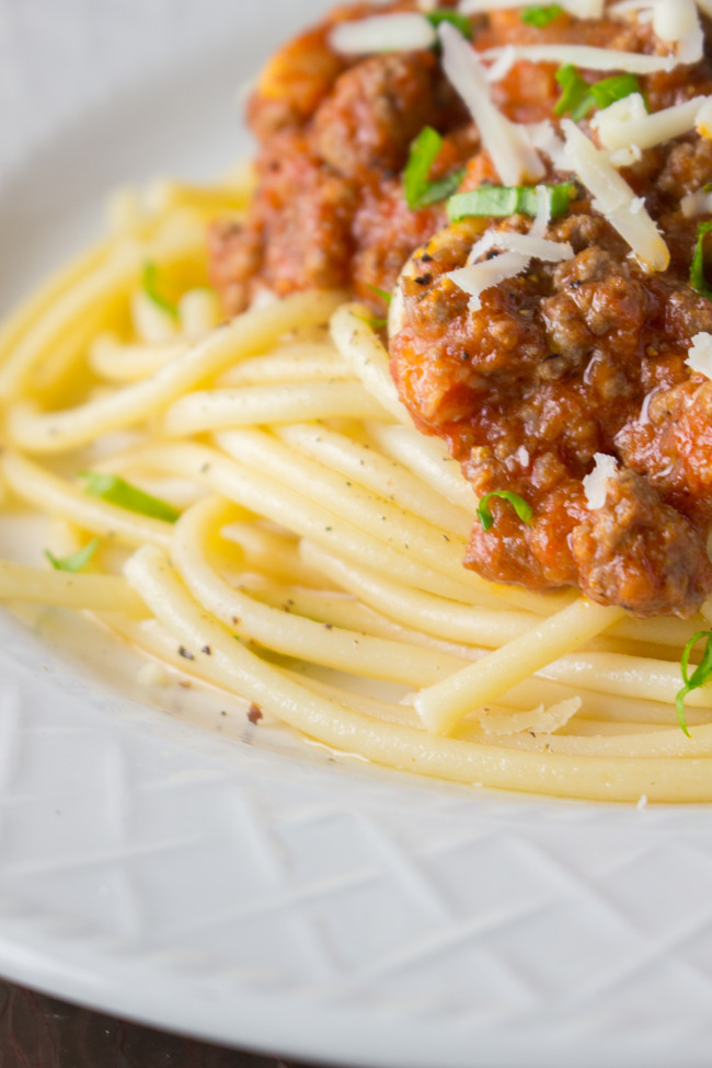 Spaghettia and Meat sauce08