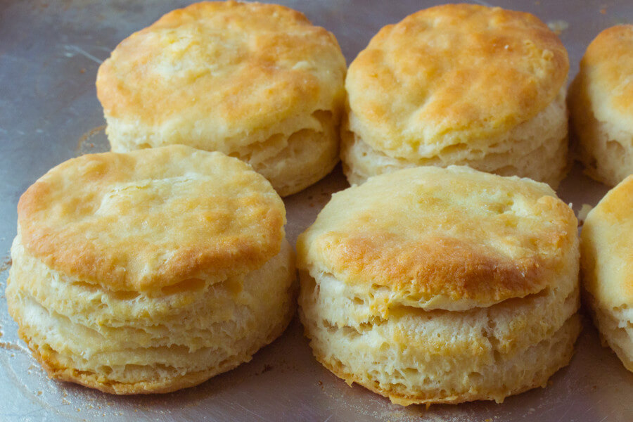 These buttermilk biscuits are flaky on the outside and light and fluffy on the inside- which equals perfection in my book. My grandma's flaky buttermilk biscuits makes the perfect side to any meal.