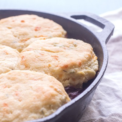 Miss Oslo’s Beef Stew + cheddar thyme biscuits