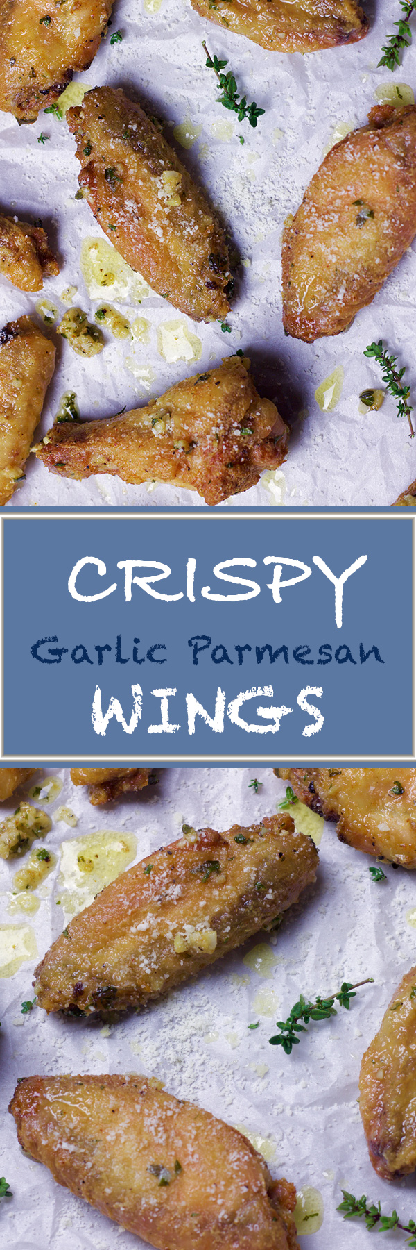 These baked crispy parmesan chicken wings taste like they are fried. With this recipe you get to cut down on the fat and still enjoy all the flavor.