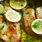 Tilapia with lemon caper sauce is one of those recipes that you have to try. the sauce gives the fish a extra punch of bold flavors.