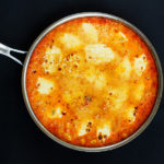This Gnocchi in Spicy Roasted red pepper and tomato sauce is creamy, tangy and lusciously tasty!