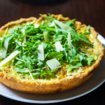 This summer squash roasted corn tart has thinly sliced yellow summer squash, zucchini, and roasted corn are tossed in shallots, thyme, goat cheese and garlic then topped with Gruyere cheese- I don't see how that can be any kind of bad.