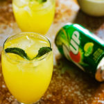 Simple and Delicious Pineapple Ginger 7UP Punch Recipe is both bright and refreshing.