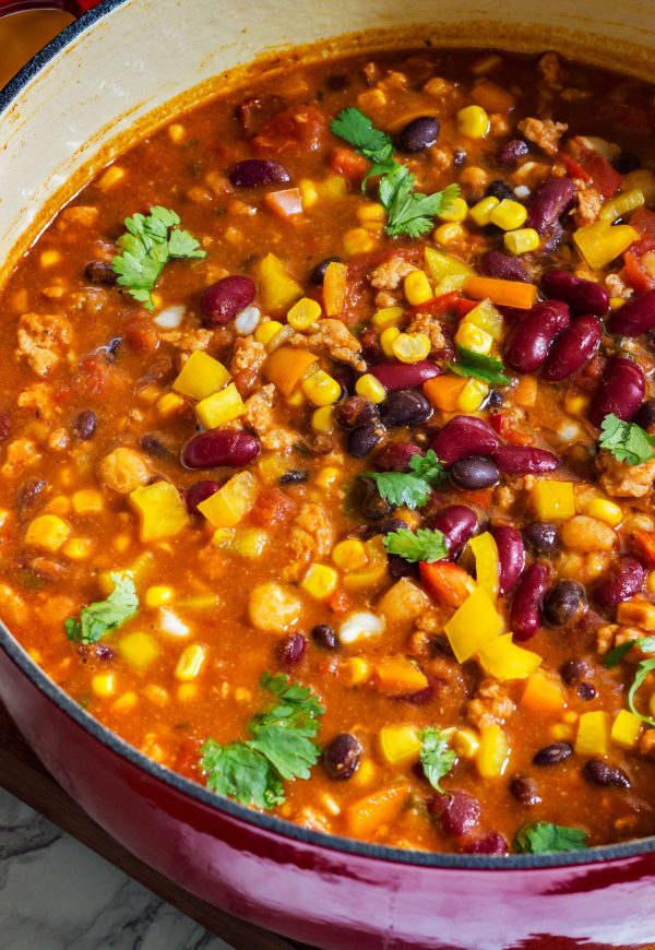 Jamaican Jerk Chicken Chili recipe that is full of bold flavors that ...