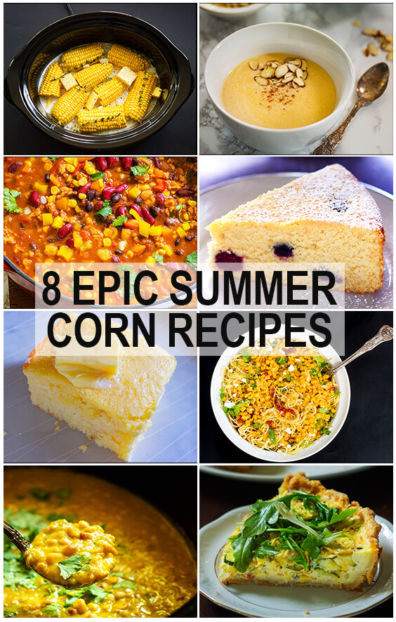 This 8 epic corn recipe roundup is the perfect answer to the question of what to do with all that corn. It has everything from breakfast to dinner.