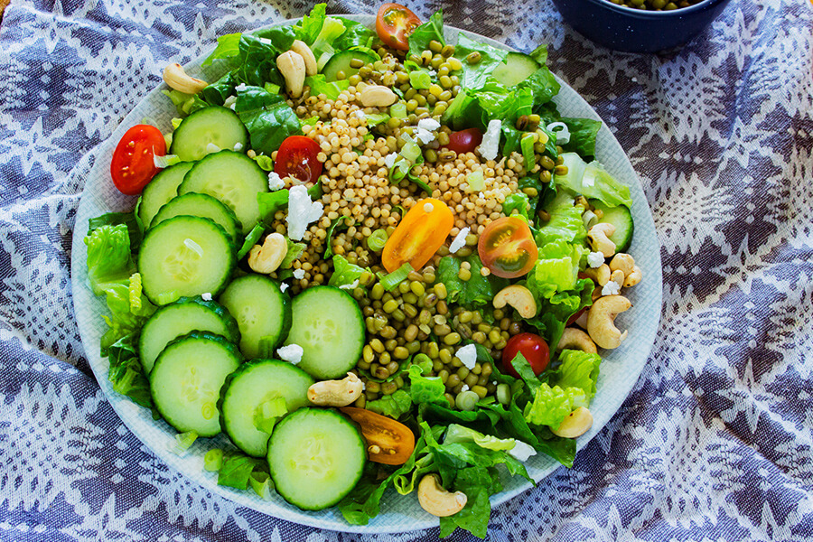 Summer Harvest Sorghum Salad