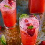 This strawberry coconut limeade recipe is the perfect drink for warm summer days. Make this delightfully refreshing drink today.