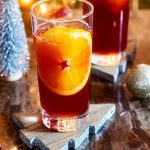 Bright and pleasantly tart, this orange pomegranate punch can be served with or without sparkling soda.