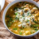 This Instant Pot White Bean Chicken Chili is warming, nutritious, filling and delicious.